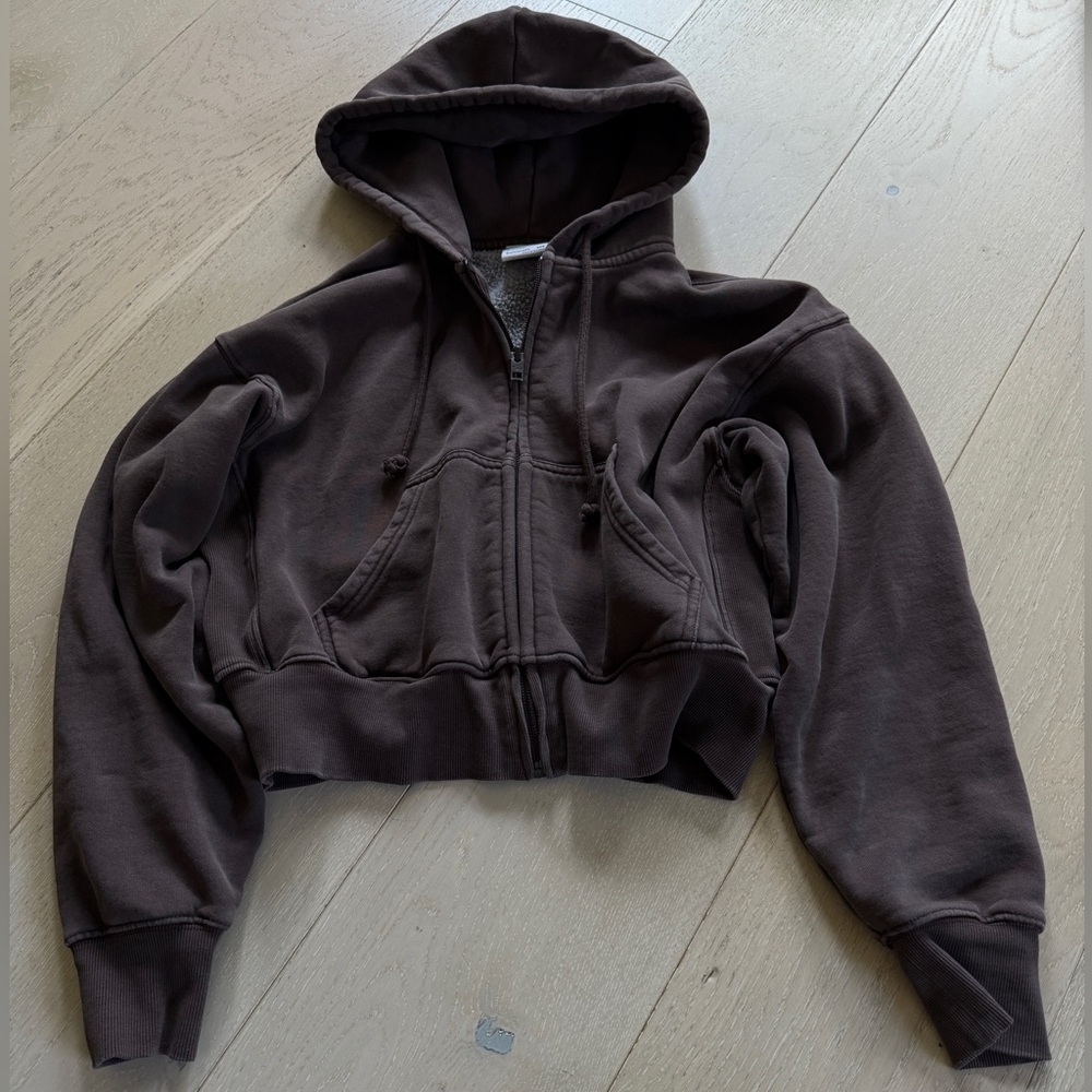 Aritzia TNA Boyfriend Boxy Zip Hoodie